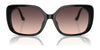 Coach CL929 HC8376U Sunglasses | Size 56 / Black №5002U8 / Grey Pink Gradient (2N 30.8%)