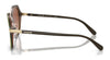 Coach CL925 HC8377U Sunglasses | Size 55 / Honey Tortoise Black Gradient / Grey Gradient (3N 14.8%) №577613