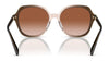 Coach CL925 HC8377U Sunglasses | Size 55 / Honey Tortoise Black Gradient / Grey Gradient (3N 14.8%) №577613