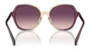 Coach CL925 HC8377U Sunglasses | Size 55 / Honey Tortoise Black Gradient / Grey Gradient (3N 14.8%) №577613