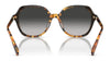 Coach CL925 HC8377U Sunglasses | Size 55 / Honey Tortoise Black Gradient / Grey Gradient (3N 14.8%) №577613