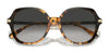 Coach CL925 HC8377U Sunglasses | Size 55 / Honey Tortoise Black Gradient / Grey Gradient (3N 14.8%) №577613