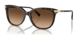 Coach CL926 HC8378U Sunglasses Dark Tortoise / Brown Gradient