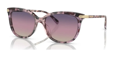 Coach CL926 HC8378U Sunglasses Iris Tortoise / Purple Gradient