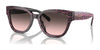 Coach CL920 HC8379U Sunglasses | Size 54 / Ruby Pearl Signature C / Grey Rose Gradient (2N 21%) №578346