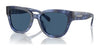 Coach CL920 HC8379U Sunglasses | Size 54 / Blue Tie Dye / Blue Solid (3N 13.9%) №583755