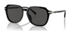 Coach CL912 HC8383U Sunglasses | Size 55 / Black / Grey Solid (3N 10%) №500287