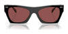 Coach CL917 HC8389U Sunglasses | Size 52 / Black/Clear / Violet (3N 12.7%) №572875