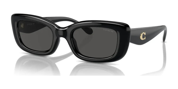 Coach CR610 HC8390U Sunglasses | Size 51 / Black / Grey Solid (3N 10%) №500287