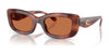 Coach CR610 HC8390U Sunglasses | Size 51 / Caramel Tortoise / Brown Solid (2N 20.8%) №577473