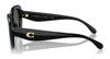 Coach CR609 HC8391U Sunglasses | Size 53 / Black / Grey Solid (3N 10%) №500287