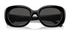 Coach CR609 HC8391U Sunglasses | Size 53 / Black / Grey Solid (3N 10%) №500287