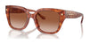Coach CR611 HC8392U Sunglasses | Size 53 / Caramel Tortoise / Brown Gradient (2N 26.5%) №577413