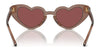 Coach CR613 HC8394U Sunglasses | Size 51 / Transparent Brown №581175 / Wine (3N 12.7%)