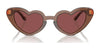 Coach CR613 HC8394U Sunglasses | Size 51 / Transparent Brown №581175 / Wine (3N 12.7%)