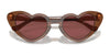Coach CR613 HC8394U Sunglasses | Size 51 / Transparent Brown №581175 / Wine (3N 12.7%)