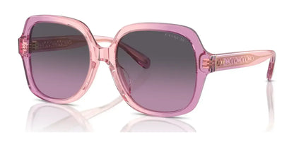 Coach CR962 HC8395F Sunglasses Amethyst / Pink Gradient / Purple Gradient