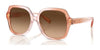 Coach CR614 HC8395U Sunglasses | Size 54 / Saddle/Dusty Rose Gradient / Brown Gradient (3N 14.2%) №581274