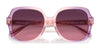 Coach CR614 HC8395U Sunglasses | Size 54 / Amethyst/Pink Gradient / Purple Gradient (2N 22%) №581390
