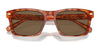 Coach CR628 HC8397U Sunglasses | Size 57 / Pecan Blue Grey Gradient / Blue Grey Solid (3N 13%) №581587