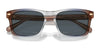 Coach CR628 HC8397U Sunglasses | Size 57 / Pecan Blue Grey Gradient / Blue Grey Solid (3N 13%) №581587