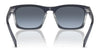 Coach CR628 HC8397U Sunglasses | Size 57 / Pecan Blue Grey Gradient / Blue Grey Solid (3N 13%) №581587