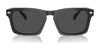 Coach CR628 HC8397U Sunglasses | Size 57 / Pecan Blue Grey Gradient / Blue Grey Solid (3N 13%) №581587