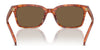 Coach CR630 HC8398U Sunglasses | Size 54 / Transparent Dark Grey / Grey Solid (3N 10%) №581787