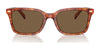 Coach CR630 HC8398U Sunglasses | Size 54 / Transparent Dark Grey / Grey Solid (3N 10%) №581787