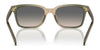 Coach CR630 HC8398U Sunglasses | Size 54 / Transparent Dark Grey / Grey Solid (3N 10%) №581787
