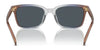 Coach CR630 HC8398U Sunglasses | Size 54 / Transparent Dark Grey / Grey Solid (3N 10%) №581787