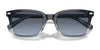 Coach CR630 HC8398U Sunglasses | Size 54 / Transparent Dark Grey / Grey Solid (3N 10%) №581787