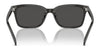 Coach CR630 HC8398U Sunglasses | Size 54 / Transparent Dark Grey / Grey Solid (3N 10%) №581787