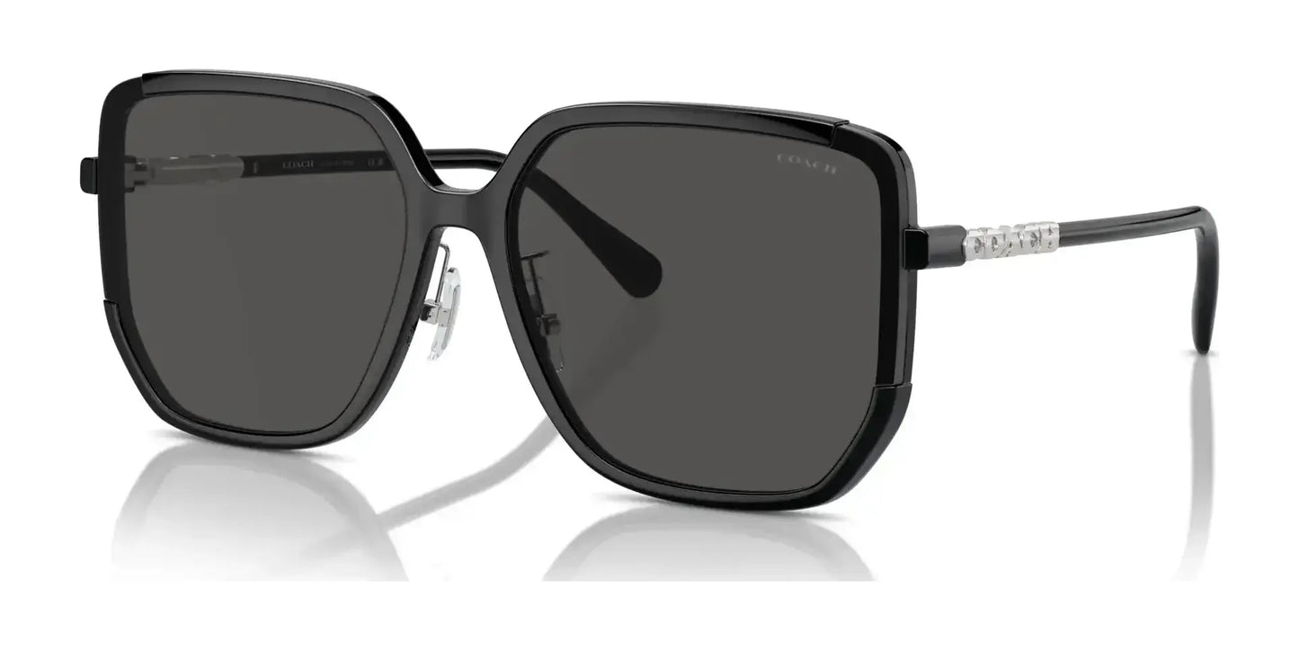 Coach CR635 HC8401D Sunglasses Black / Grey Solid