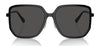 Coach CR635 HC8401D Sunglasses | Size 64 / Black / Grey Solid (3N 10%) №500287