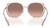 Coach CR636 HC8403D Sunglasses | Size 59 / Transparent Rose / Brown Pink Gradient (2N 32.7%) №570513