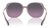 Coach CR636 HC8403D Sunglasses | Size 59 / Transparent Rose / Brown Pink Gradient (2N 32.7%) №570513