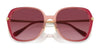 Coach CR636 HC8403D Sunglasses | Size 59 / Transparent Rose / Brown Pink Gradient (2N 32.7%) №570513