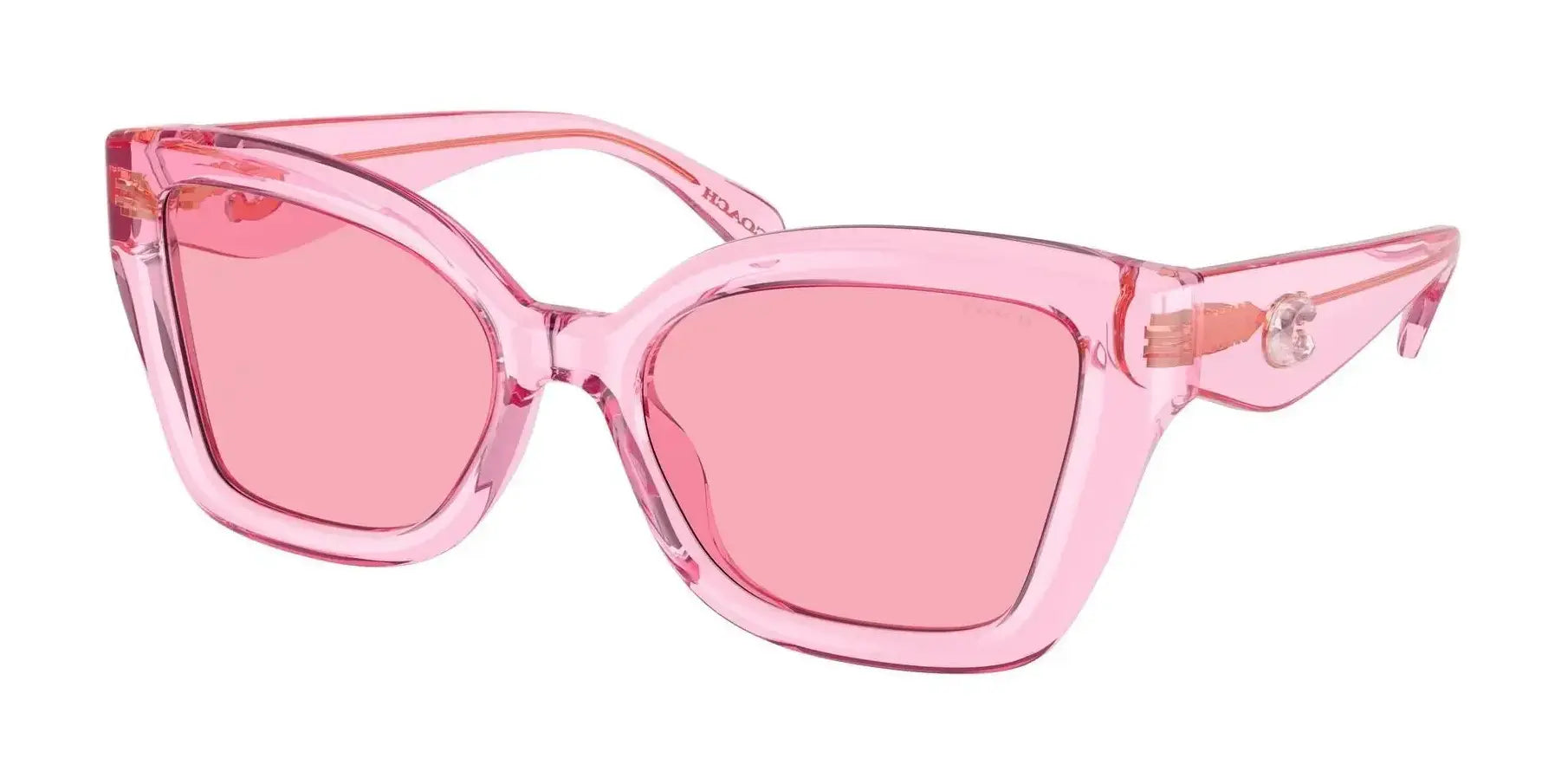 Coach CS544 HC8405U Sunglasses New Color №583084 / Pink Solid
