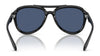 Coach CW183 HC8406U Sunglasses | Size 55 / Black / Blue Solid (3N 15.3%) №500287