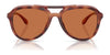 Coach CW183 HC8406U Sunglasses | Size 55 / Black / Blue Solid (3N 15.3%) №500287