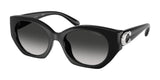 Coach CW194 HC8407U Sunglasses Black / Grey Gradient