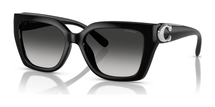 Coach CW195 HC8408U Sunglasses | Size 55 / Black / Grey Gradient (3N 13.2%) №50023C