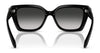 Coach CW201 HC8408U Sunglasses | Size 55 / Milky Buff №583914 / Brown Rose Gradient (2N 27%)