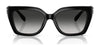 Coach CW195 HC8408U Sunglasses | Size 55 / Black / Grey Gradient (3N 13.2%) №50023C
