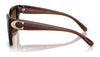 Coach CW201 HC8408U Sunglasses | Size 55 / Milky Buff №583914 / Brown Rose Gradient (2N 27%)