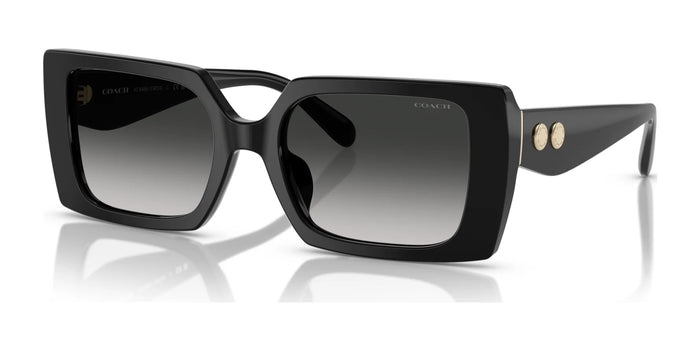Coach CW224 HC8409U Sunglasses | Size 53 / Black / Grey Gradient (3N 13.2%) №50023C