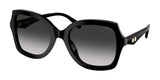 Coach CW225 HC8410U Sunglasses Black / Grey Gradient