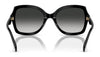 Coach CW225 HC8410U Sunglasses | Size 56 / Amethyst Pearl Tortoise / Smoke Purple Gradient (2N 21%) №584346