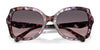 Coach CW225 HC8410U Sunglasses | Size 56 / Amethyst Pearl Tortoise / Smoke Purple Gradient (2N 21%) №584346